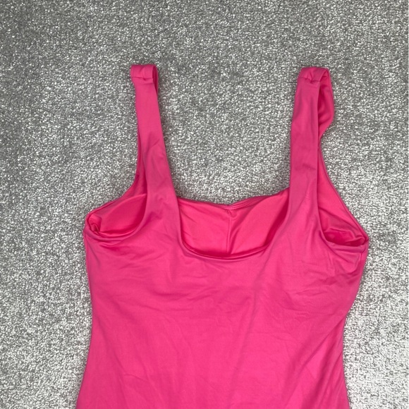 Andie The Marbella One-Piece Medium Pink Swimsuit Maillot Tank Full Bottom AO246 - Picture 5 of 11